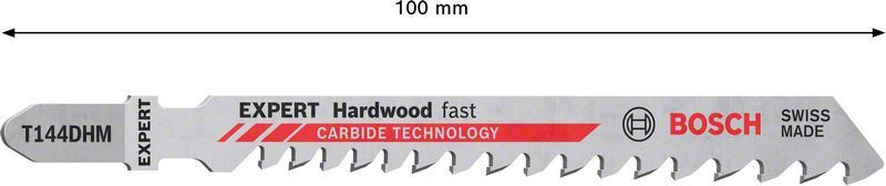 Bosch Expert 'Hardwood Fast' T 144 DHM Jigsaw Blade 3-pc
