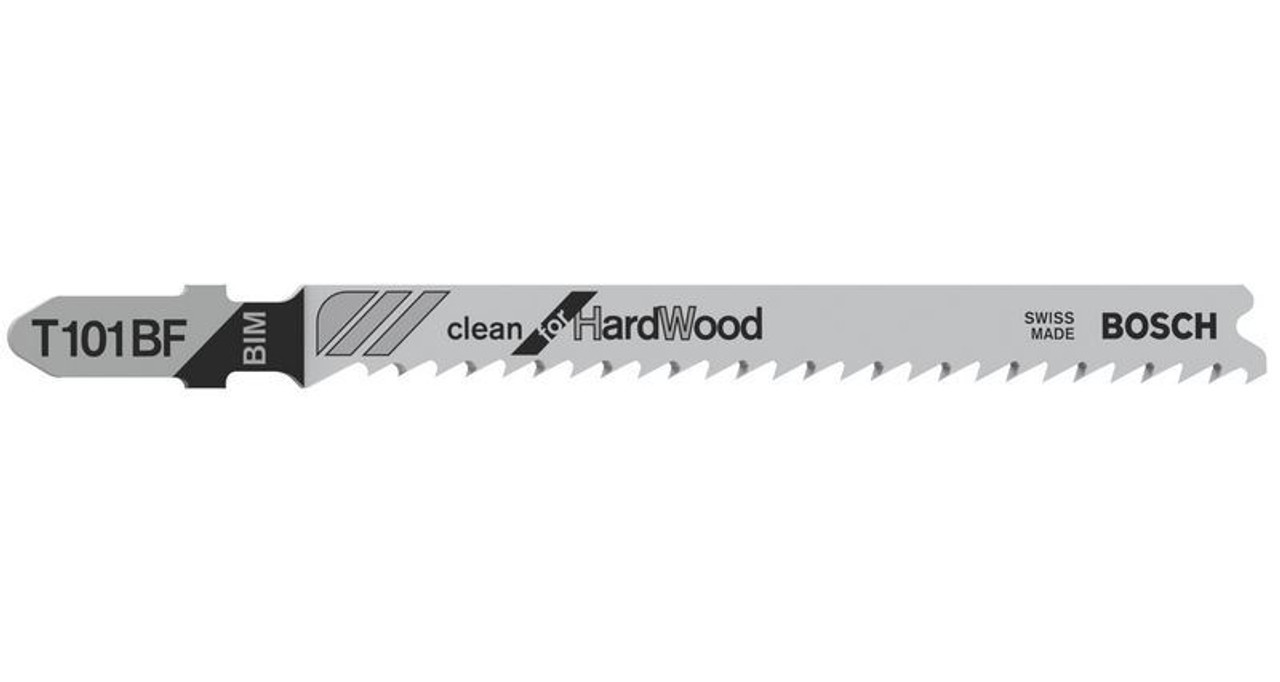 Bosch Jigsaw blade T 101 BF Clean for Hard Wood 2608634234