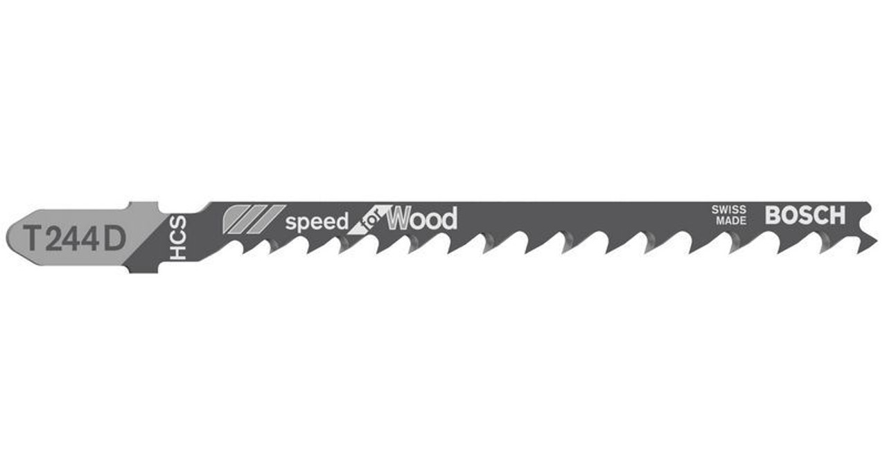 Bosch Jigsaw blade T 244 D Speed for Wood