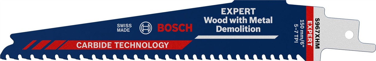 Bosch Expert 'Wood with Metal Demolition' S 967 XHM Reciprocating Saw Blade 1-pc