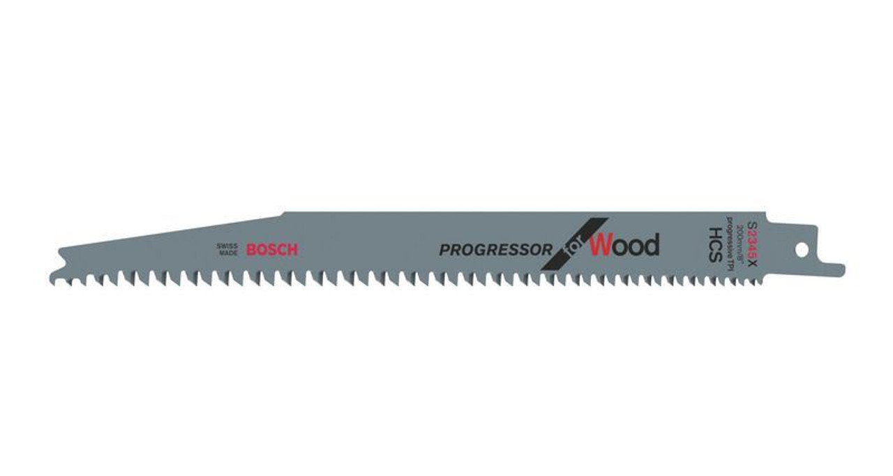 Bosch S345X HCS Progressor for Wood Reciprocating Saw Blade 5Pack