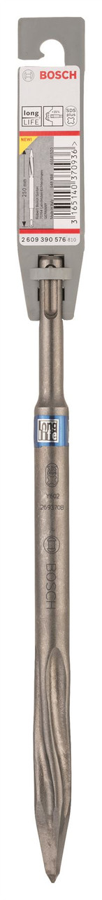 Bosch SDS-Plus; Hammer Drill Bit Pointed Chisel (Long Life) 250mm