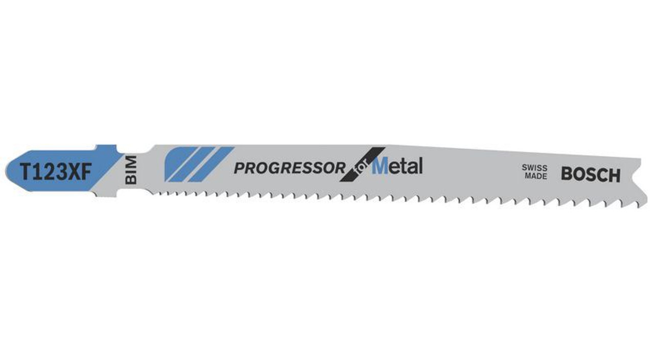 Bosch Jigsaw blade T 123 XF Progressor for Metal