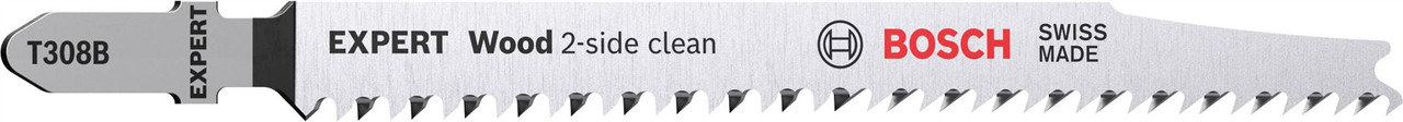 Bosch Expert Wood 2-side clean T 308 B Jigsaw Blade 5-pc