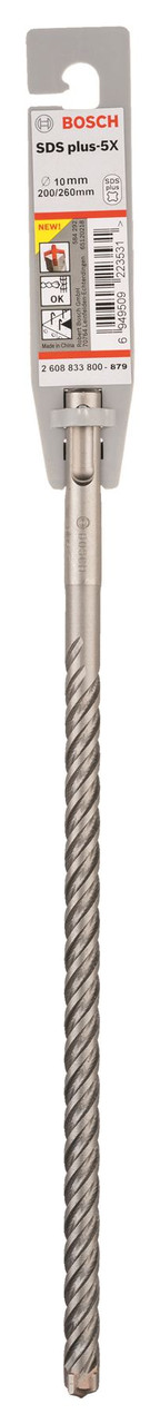 Bosch SDS Plus-5X; Hammer Drill Bit 10 x 200 x 260 mm