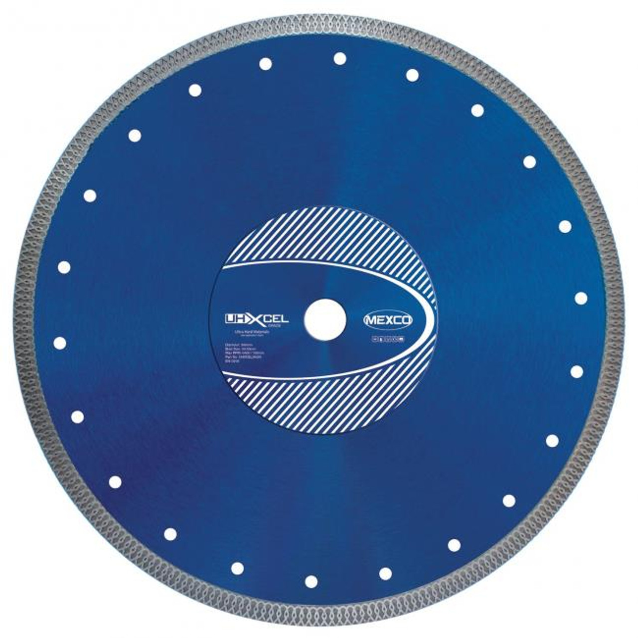 Mexco 300MM 20MM Bore Ultra Hard Diamond Blade UHXCEL