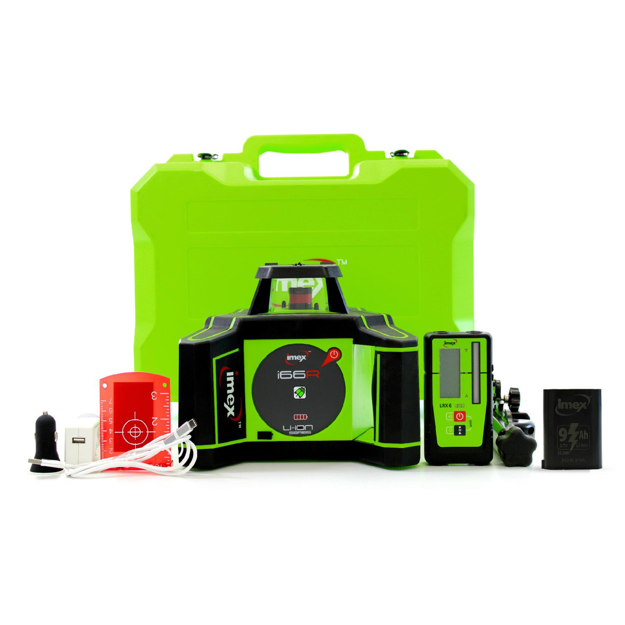 Imex i66R Rotating Laser - New Series - LRX6 - Kit - 012-I66RX6-KIT