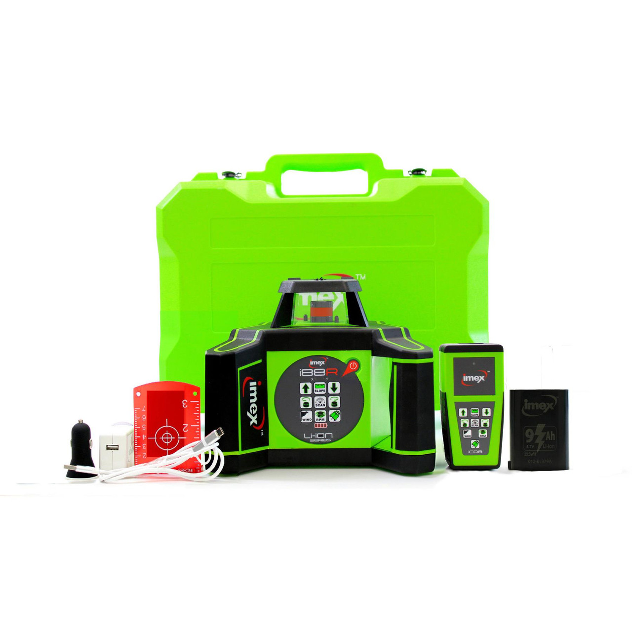 Imex i88R Rotating Laser - New Series - LRX10 - Kit - 012-I88RX10-KIT