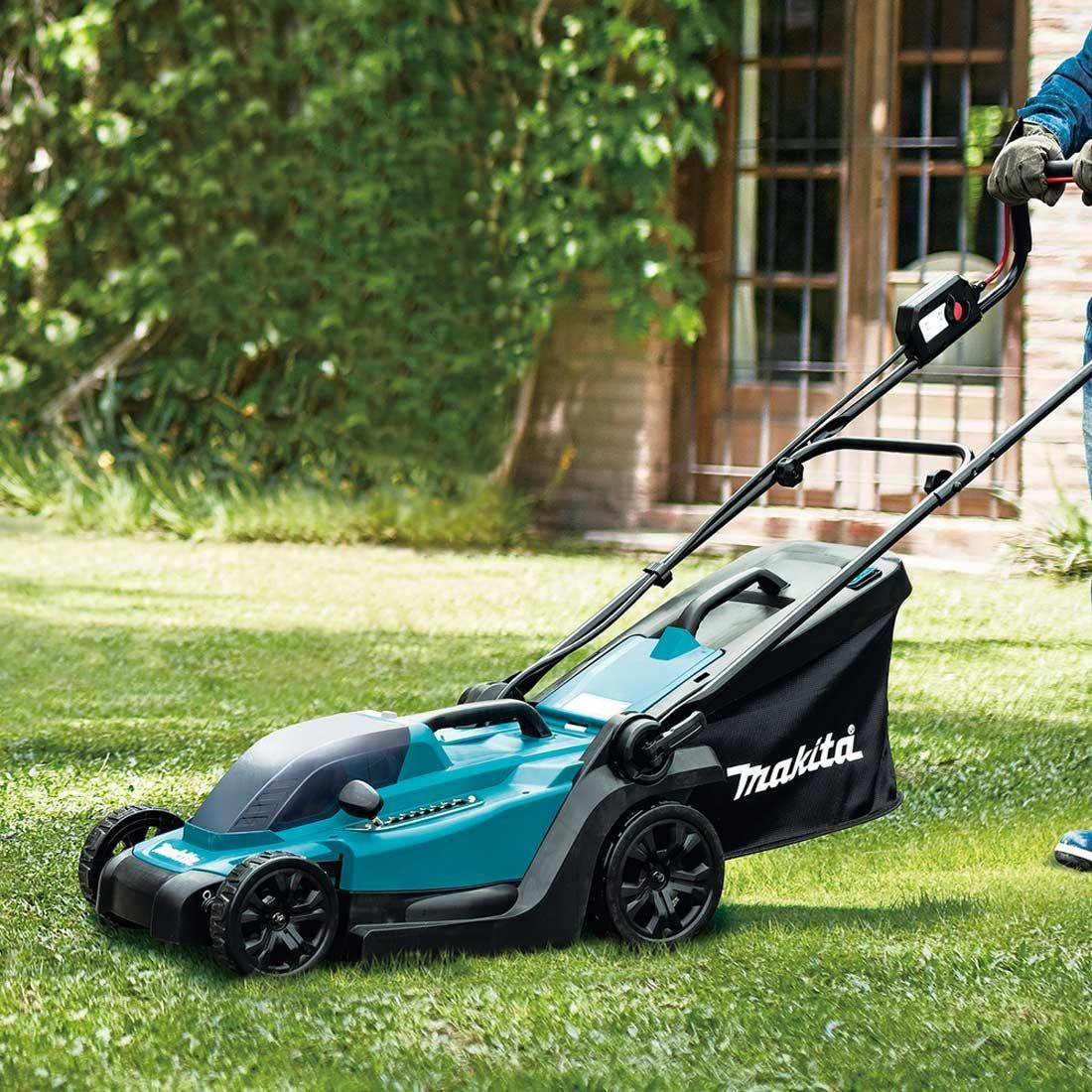 Makita 18V 330mm Cordless Lawn Mower with 2x5.0Ah Battery - DLM330RT2
