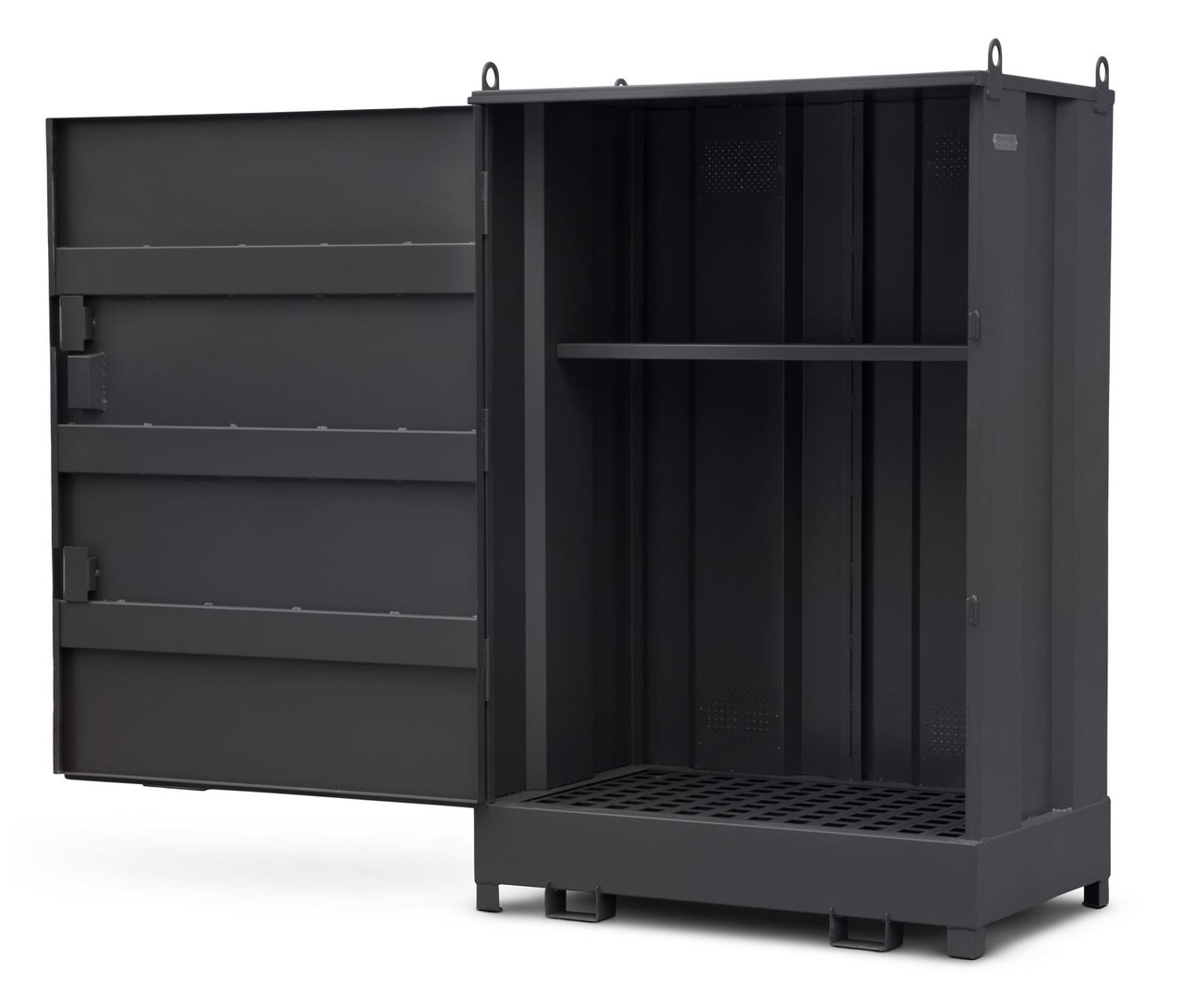 Armorgard DB2S 2 Drum Encl DrumBank with shelf 