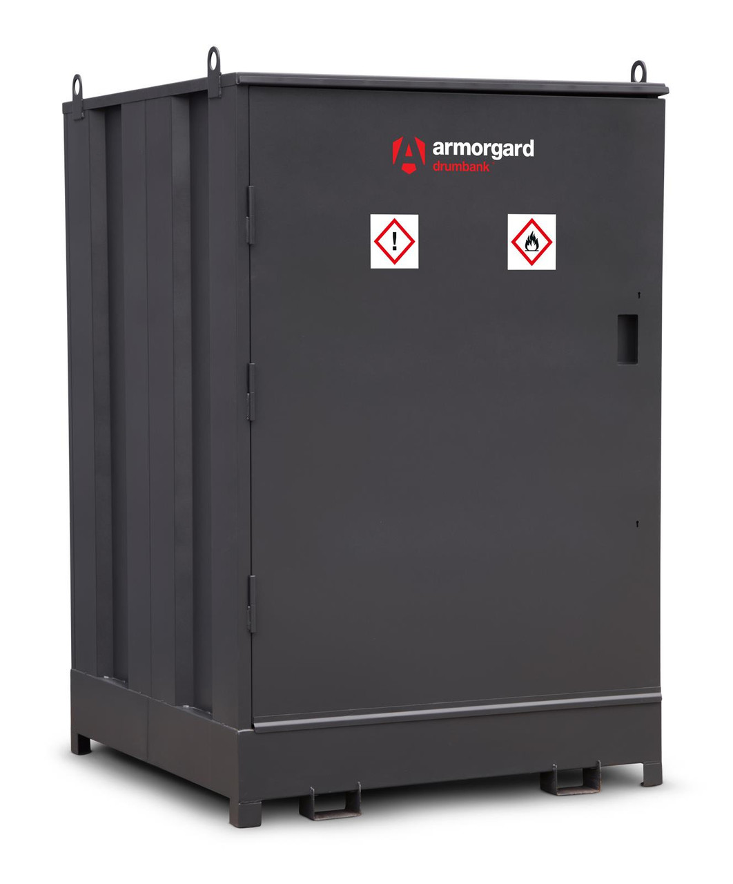 Armorgard DB4S 4 Drum Encl DrumBank with shelf 