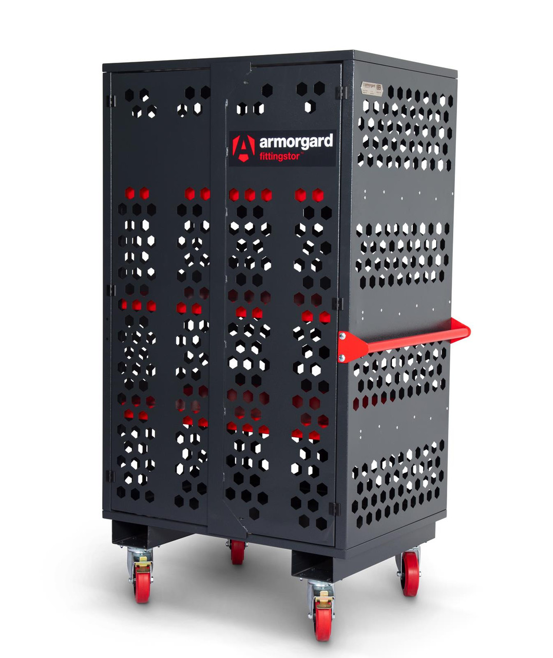 Armorgard FC6 Mobile Fittings Cabinet Mesh Design 1077 x 775 x 1880mm
