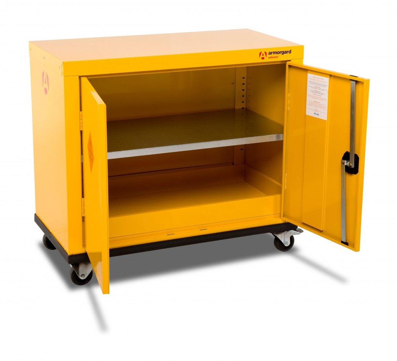 Armorgard HMC1 Hazardous Mobile Cupboard 900 x 465 x 810mm