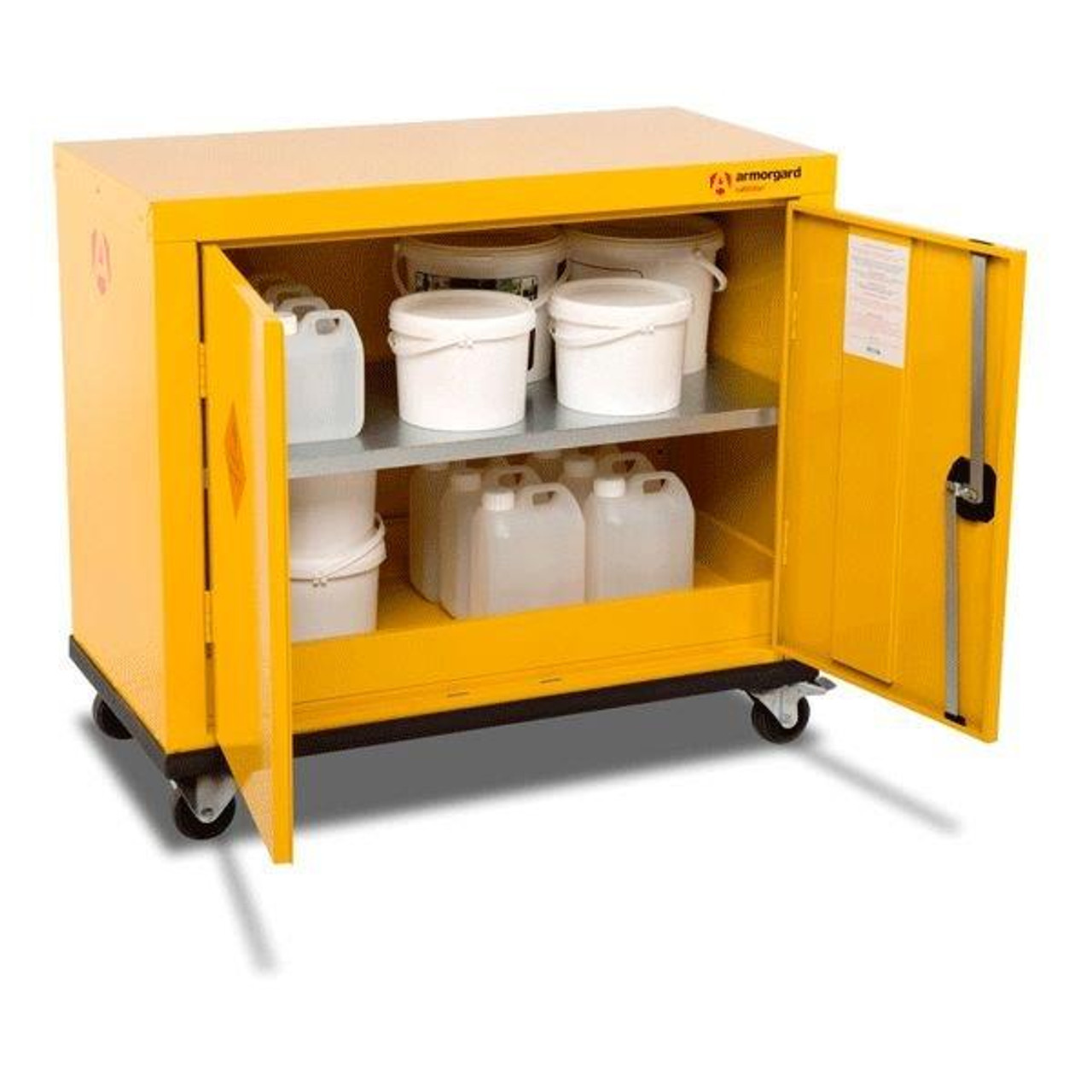 Armorgard HMC1 Hazardous Mobile Cupboard 900 x 465 x 810mm