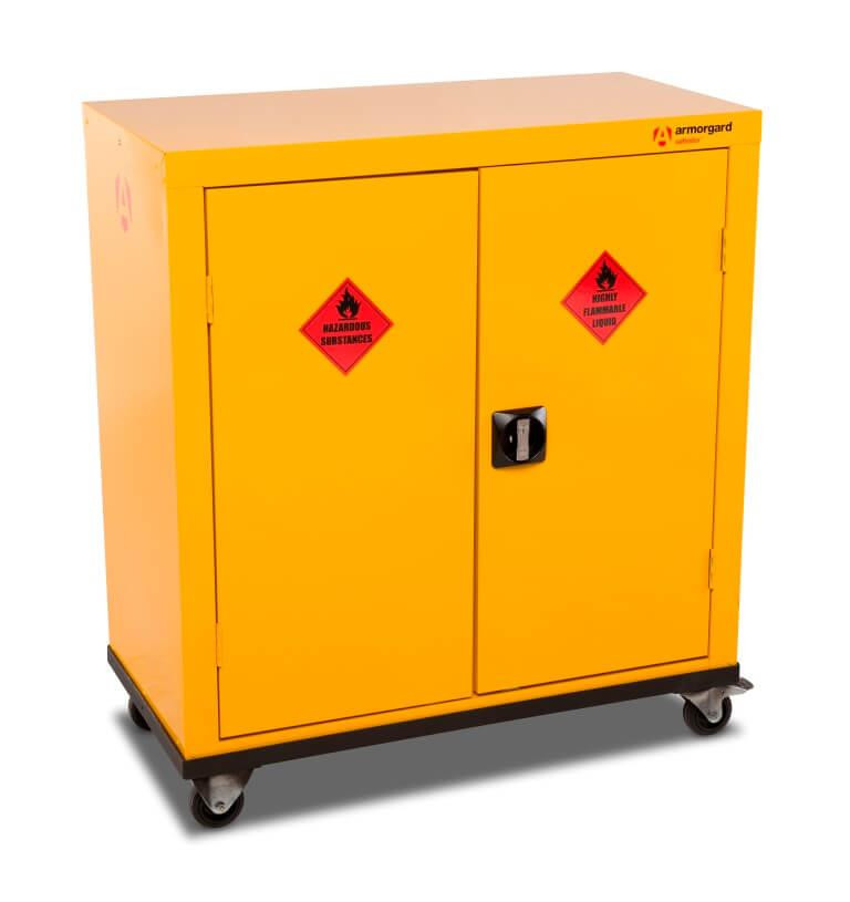 Armorgard HMC2 Hazardous Mobile Cupboard 900 x 465 x 1010mm