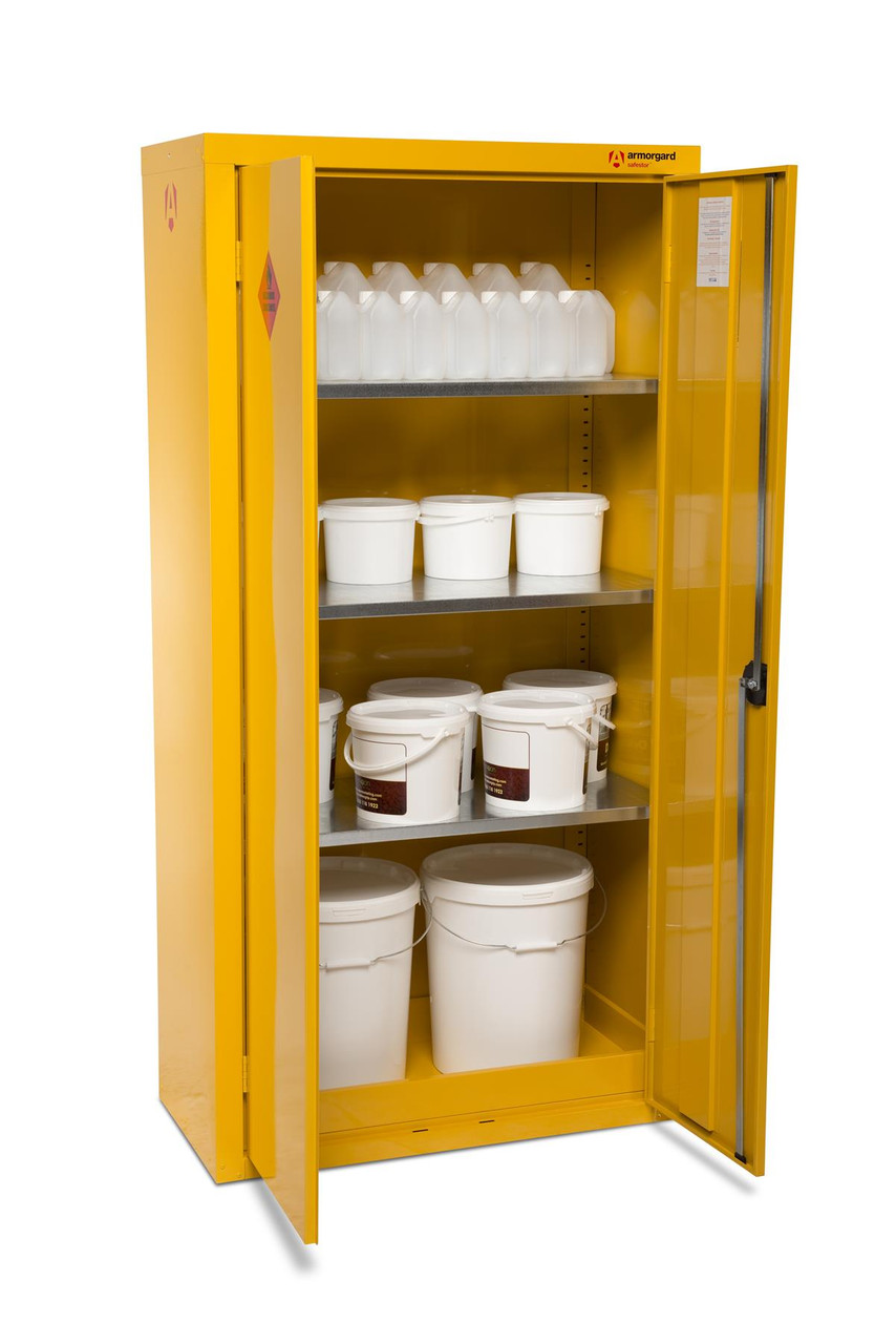 Armorgard HFC7 Hazardous Floor Cupboard with 3 Shelves