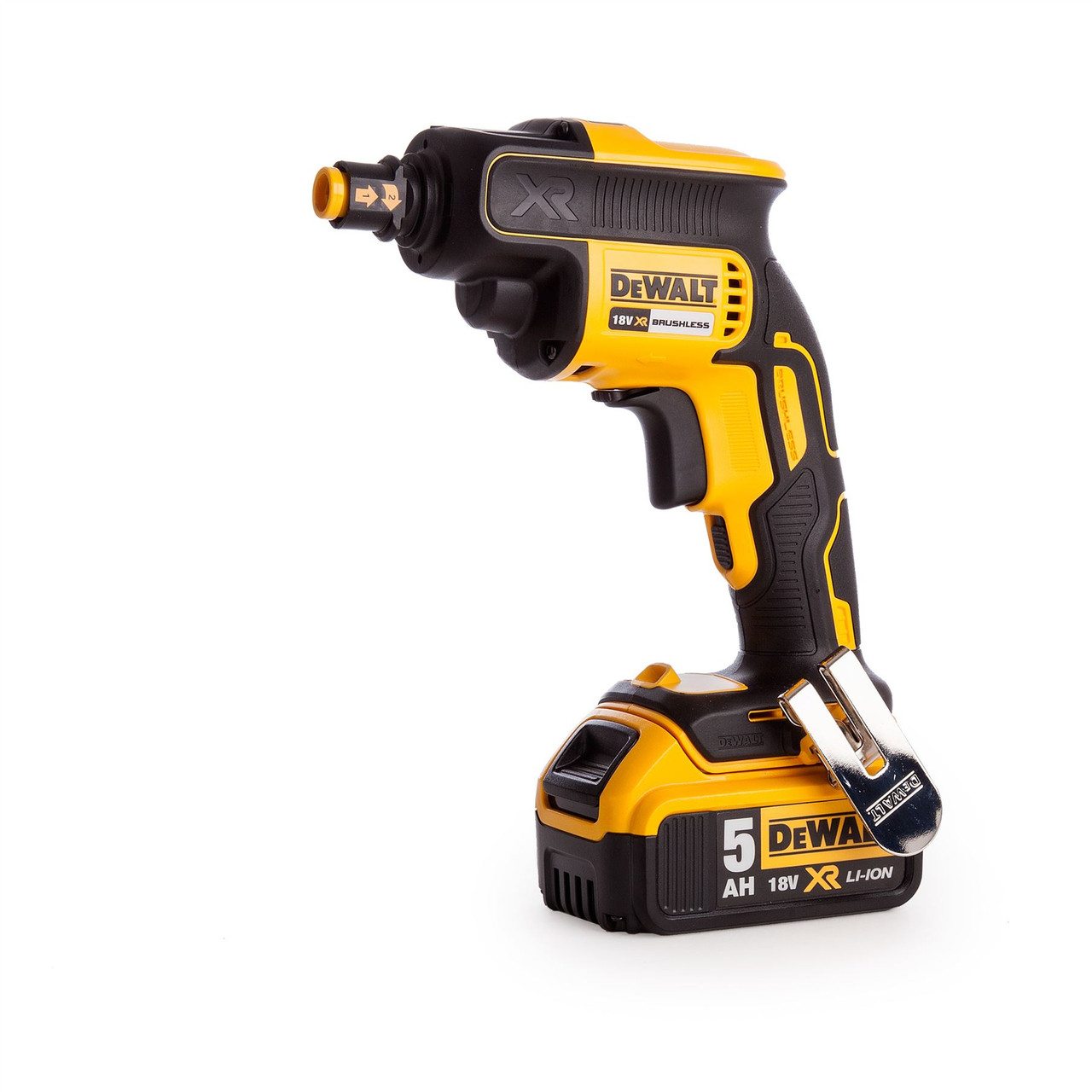 Dewalt DCF620P2K Collated Drywall Screwdriver 18V Cordless Brushless 2 x 5.0Ah Batteries