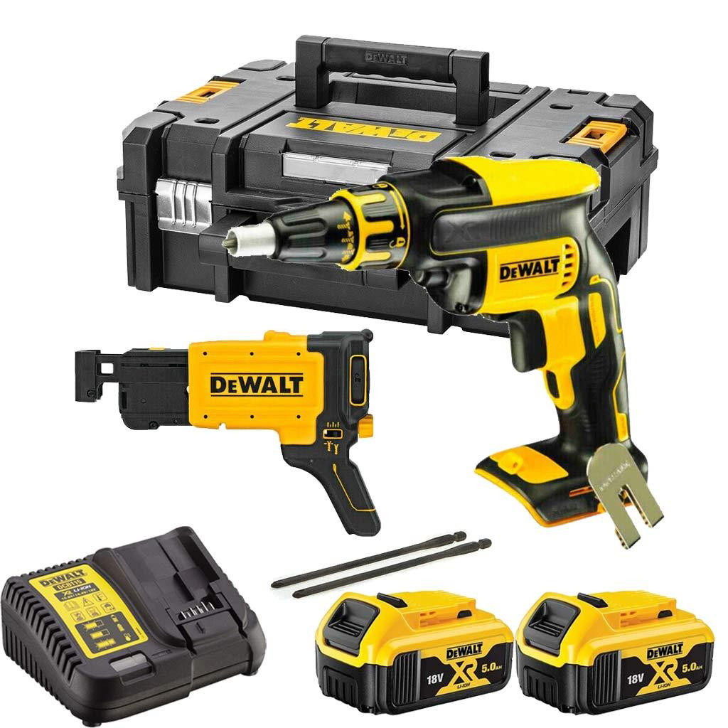 Dewalt DCF620P2K Collated Drywall Screwdriver 18V Cordless Brushless 2 x 5.0Ah Batteries