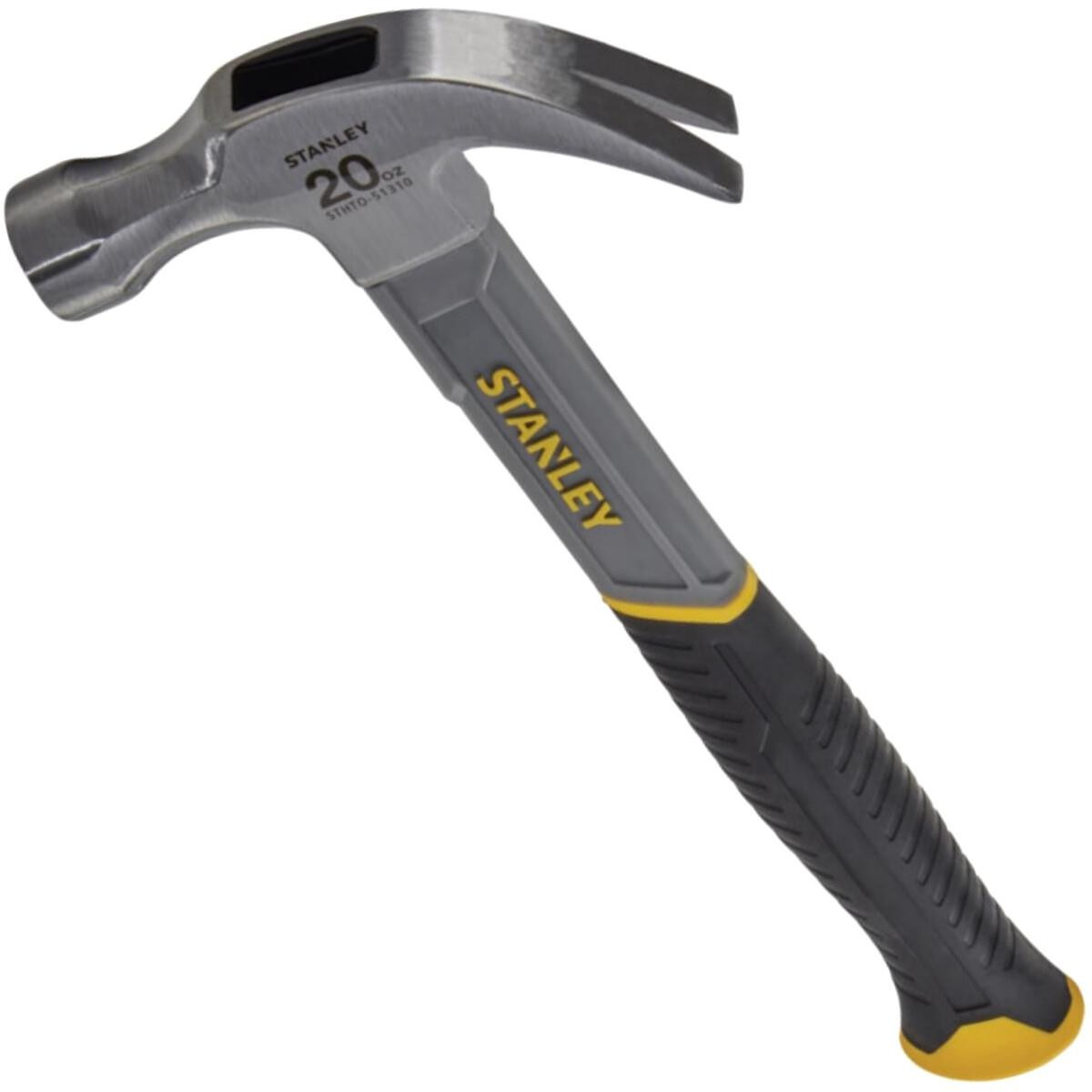 Stanley Curved Claw Fibreglass Hammer 560G/20OZ
