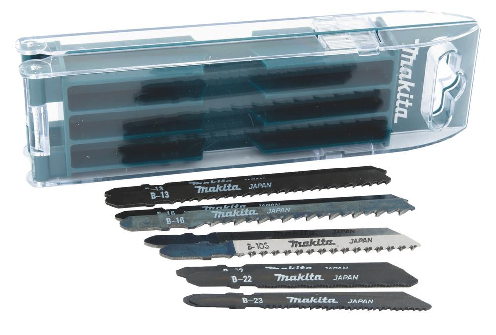 Makita 10 Piece Set Of Jigsaw Blades 50-70mm For Wood & Metal - B-44410