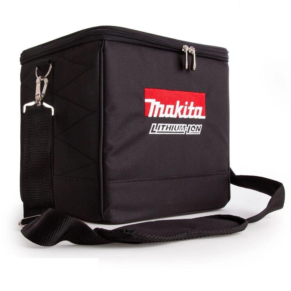 Makita 10" 225mm Black Canvas Nylon Cube Bag Tool Bag + Shoulder Strap - 831373-8