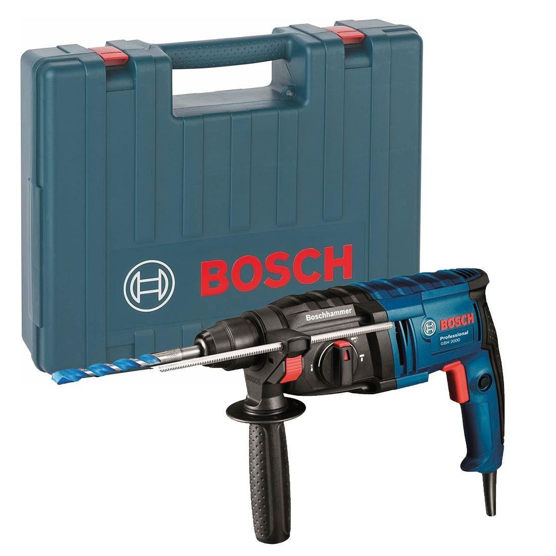 Bosch GBH 2000 240V SDS Plus Rotary Hammer Drill with Carry Case