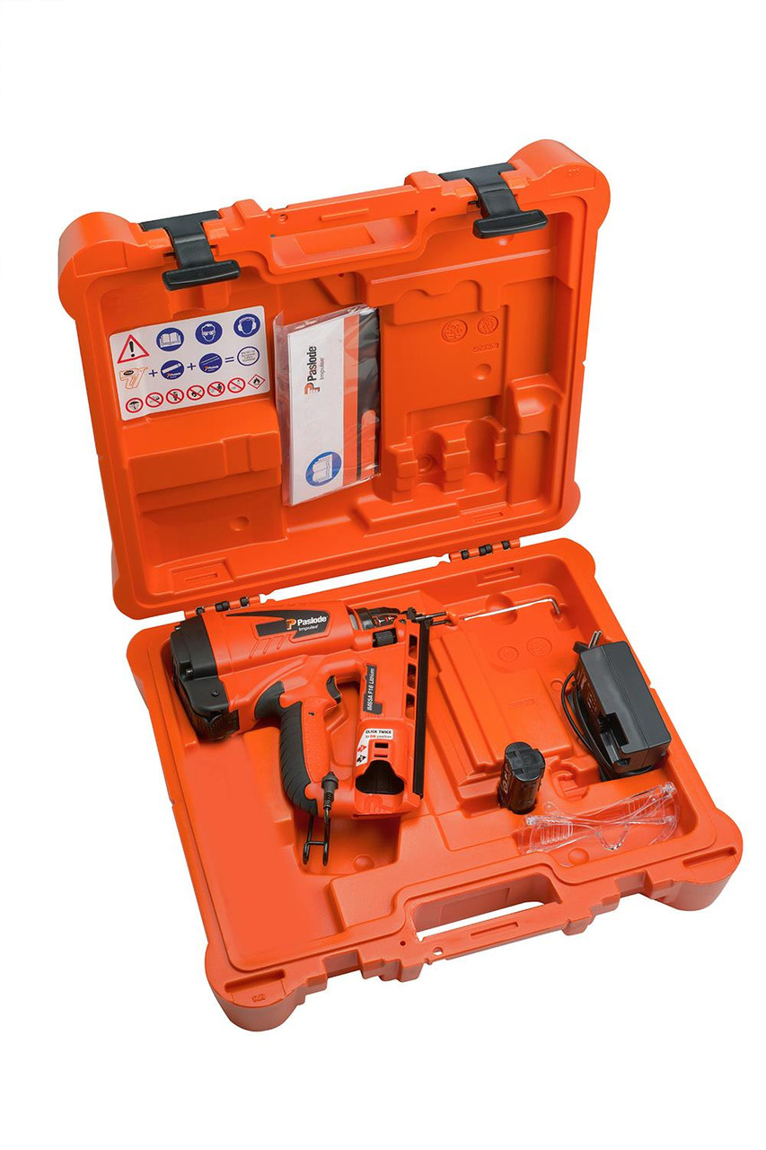 Paslode IM65A F16 Li-ion Angled Brad Nailer 2nd Fix 013313 (2 Battery Kit)