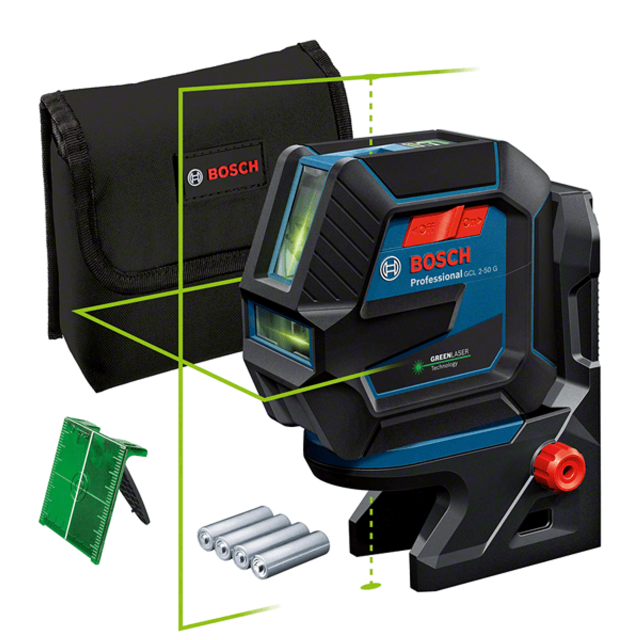 Bosch GCL 2-50 G + RM 10, Professional Green Beam Combi Laser in Carton - 0601066M00