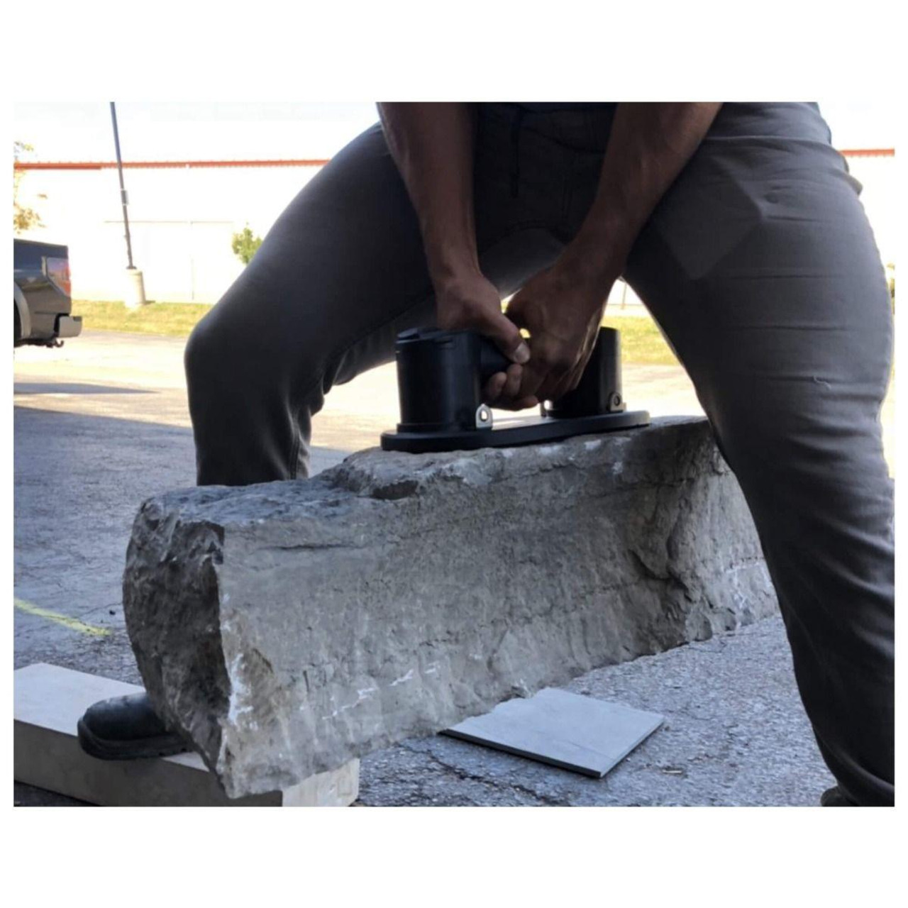 Grabo Plus Bundle Cordless Professional Vacuum Lifter Suction Pad with Battery, Accessories, Carry Bag