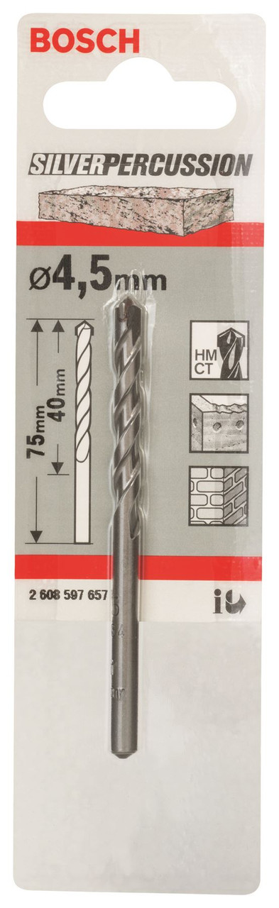 Bosch CYL-3; Concrete Drill Bits 4.5x40x75mm