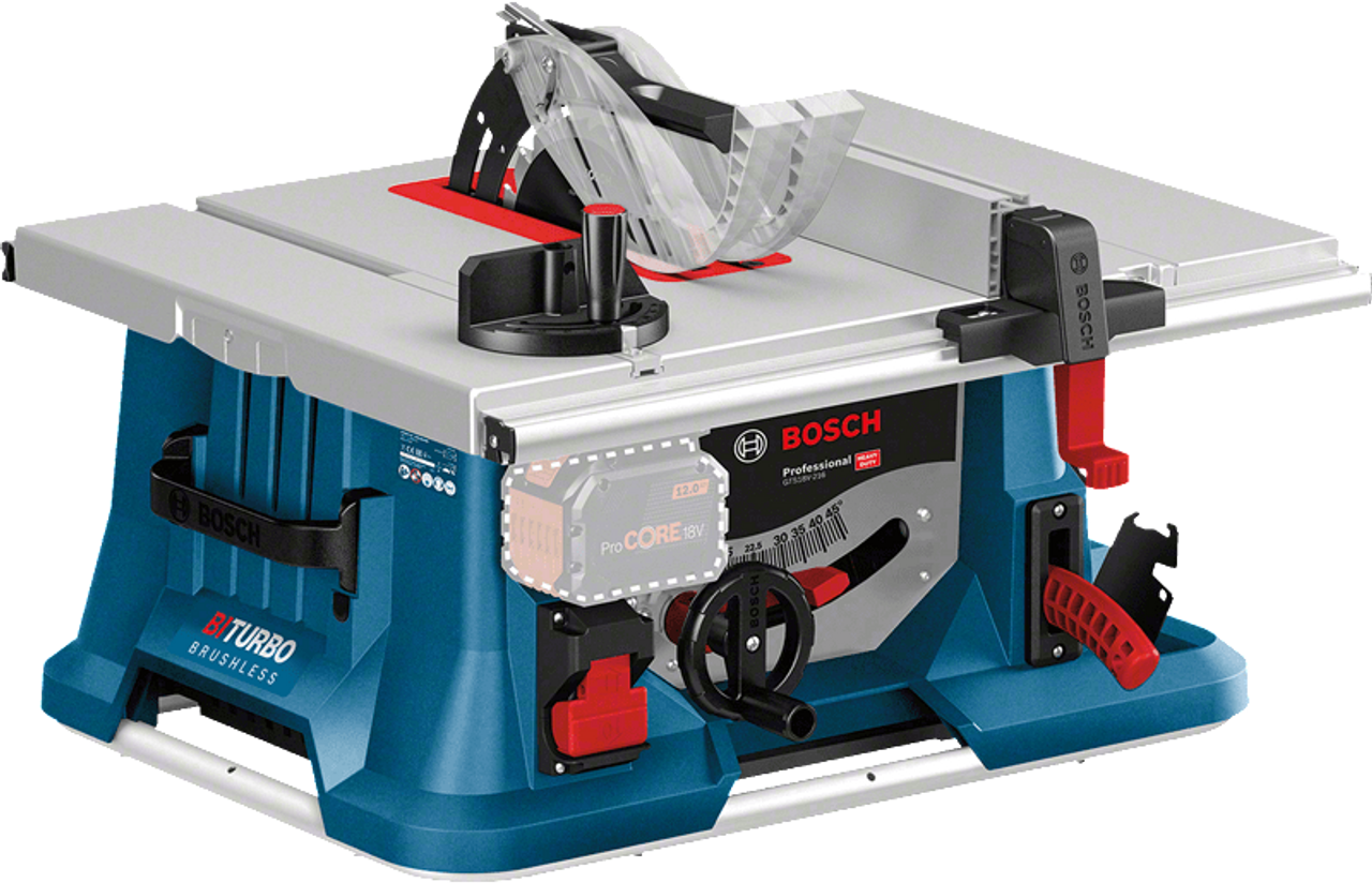 Bosch GTS 18V-216 Brushless BITURBO 18V Table Saw 216mm + GTA 560 Stand - 0601B44002