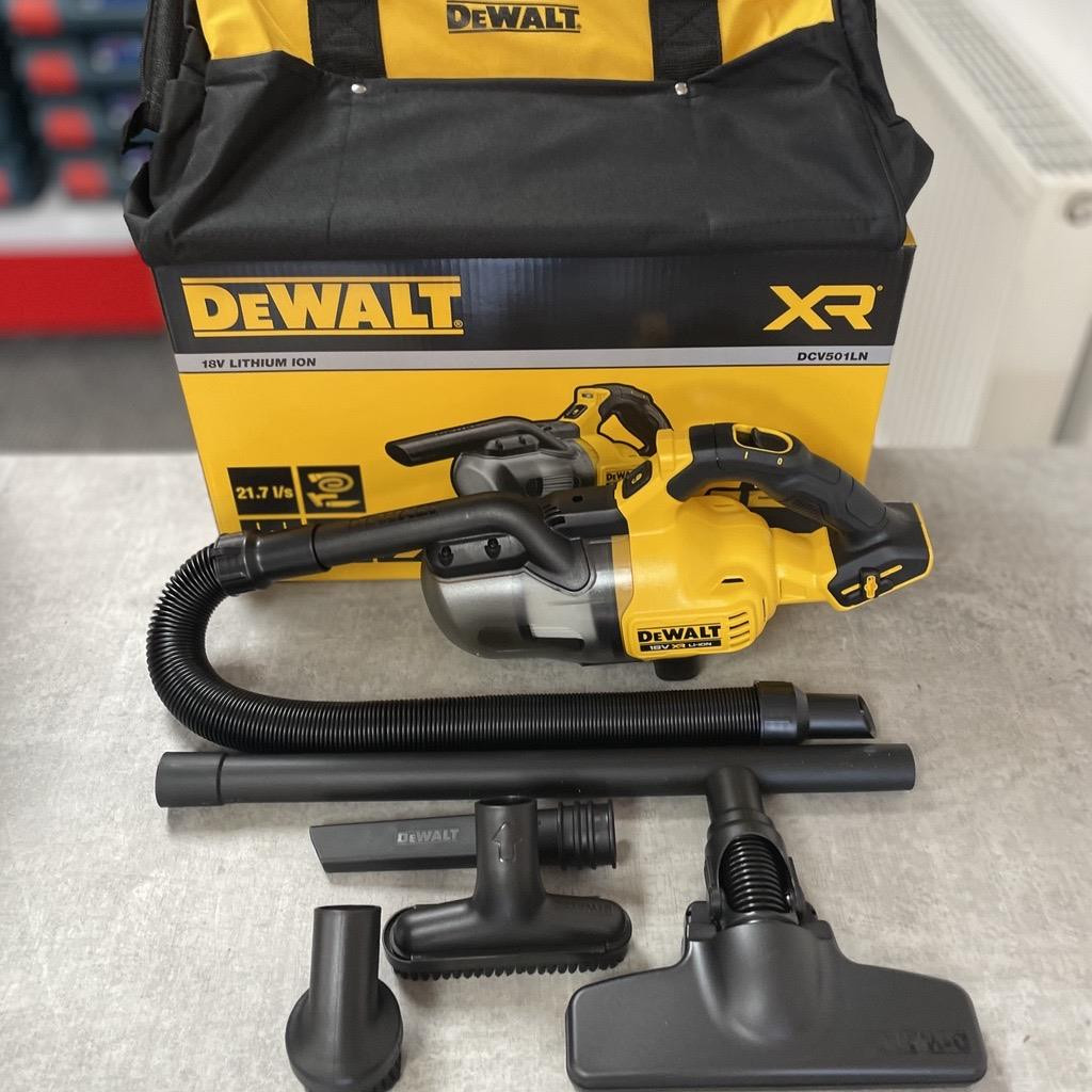 Dewalt DCV501LN 18v L-Class Stick Vacuum Cleaner + Floor Accessories + Bag (Body Only)