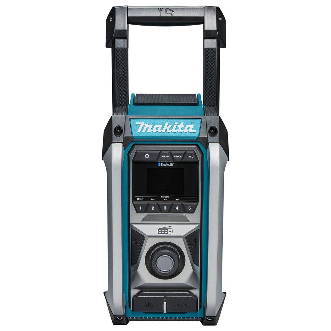 Makita MR007GZ 12v/14.4v/18v/40v Max XGT Bluetooth DAB/DAB+ Digital Job Site Radio - Body Only