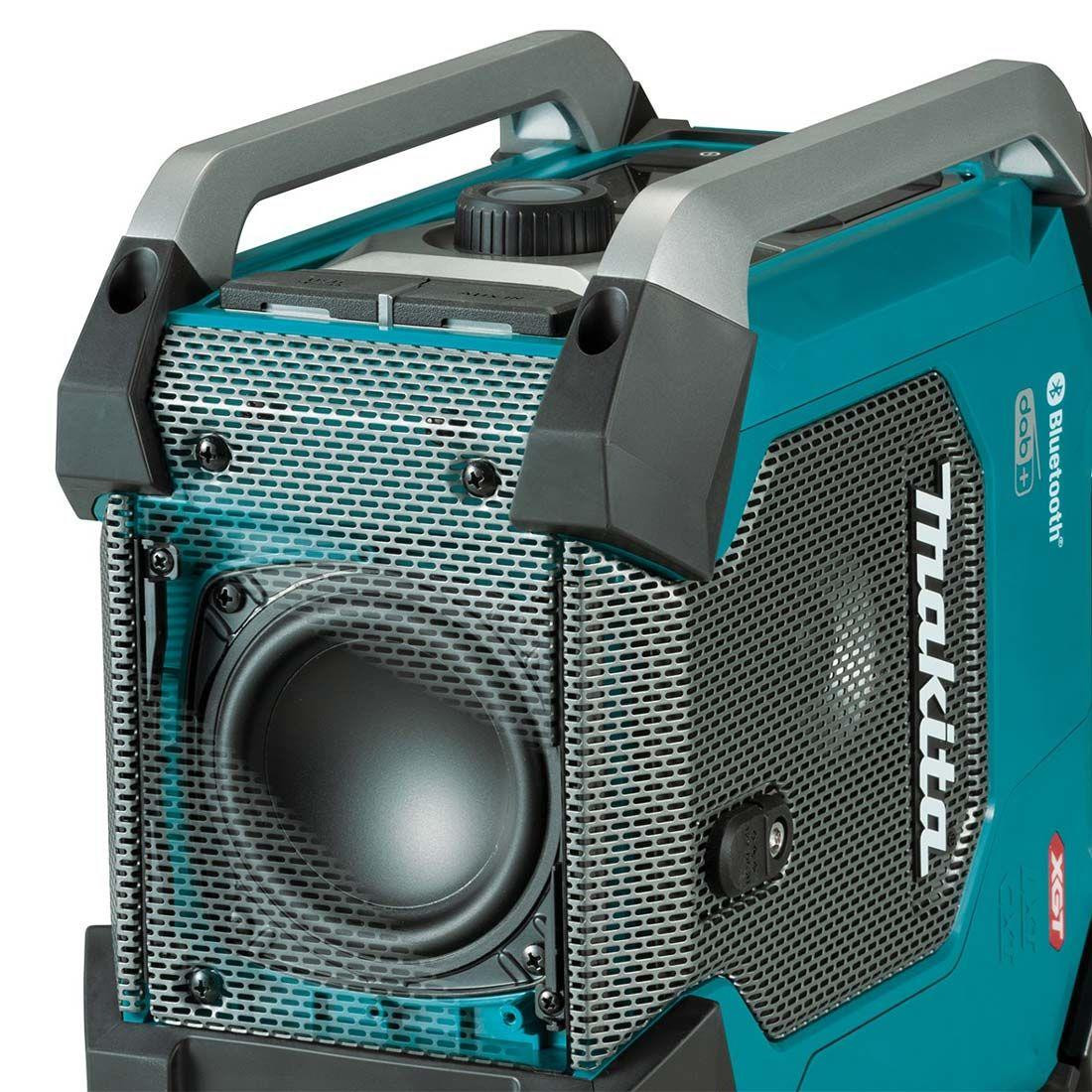 Makita MR007GZ 12v/14.4v/18v/40v Max XGT Bluetooth DAB/DAB+ Digital Job Site Radio - Body Only