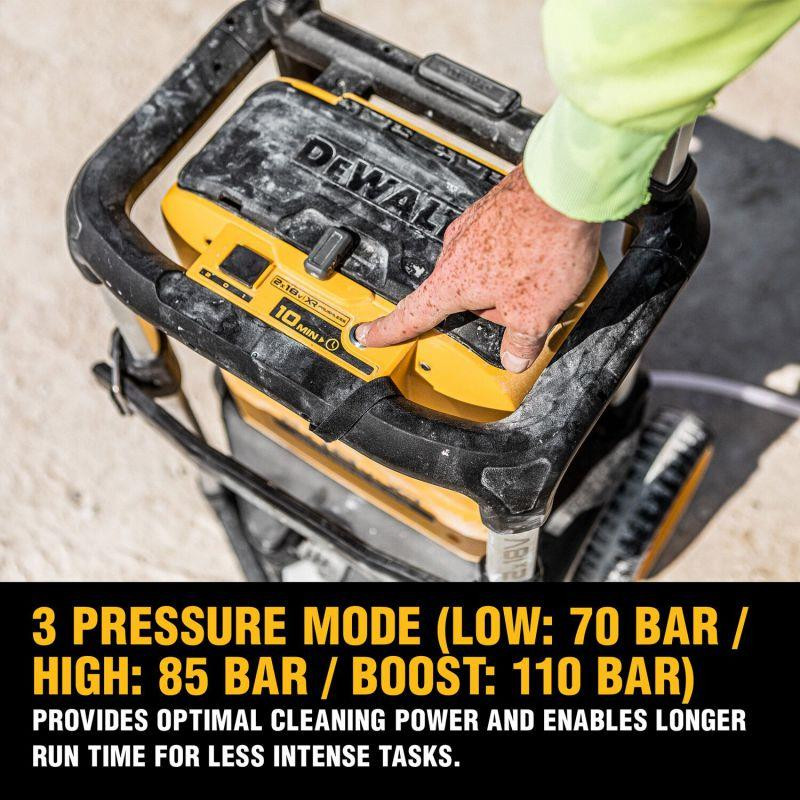 Dewalt Cordless Pressure Washer DCMPW1600N-XJ Brushless Motor 2 x 18V XR - Body Only