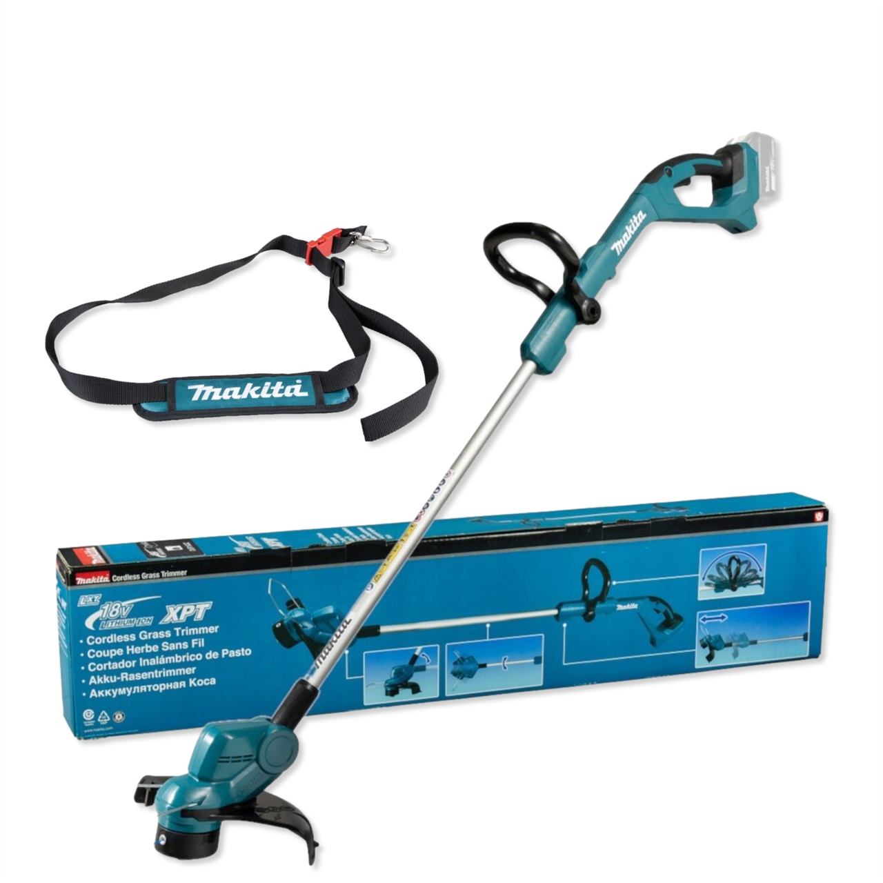 Makita DUR193Z LXT 18v Lithium Cordless Grass Line Trimmer Strimmer - Body Only