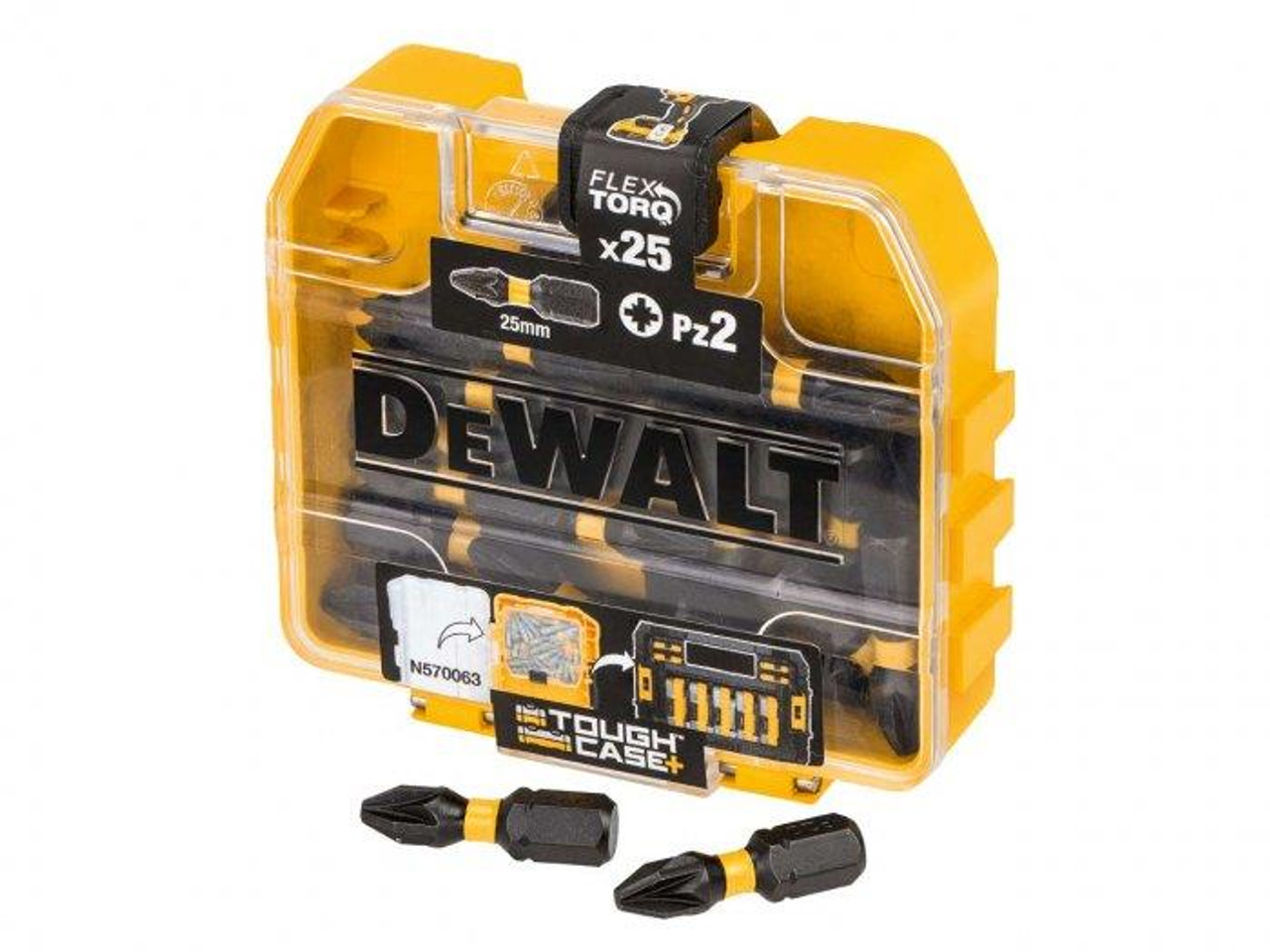 DeWalt Pz2 25mm Extreme Impact Driver Torsion Tic Tac 25pc - DT70556T-QZ