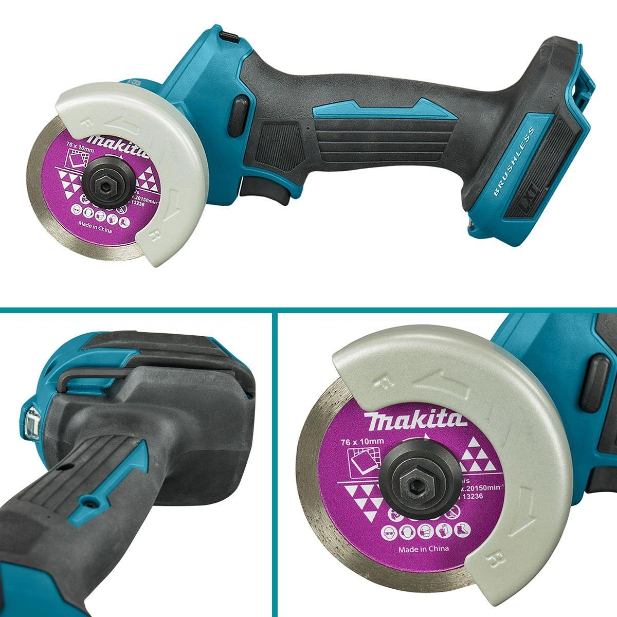 Makita DMC300Z 18V Cordless Brushless Compact Disc Cutter 76mm - Body Only