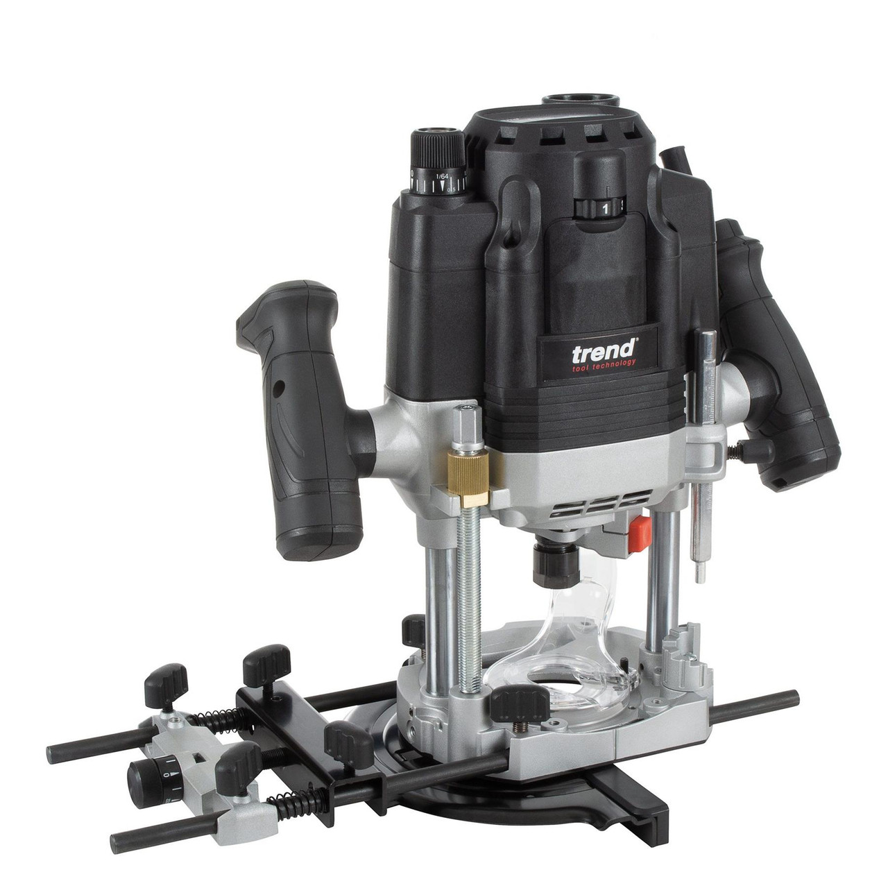 Trend T8EK 240V 1/2in 2200W Router 80mm Deep Plunge Cut Router Table Compatible