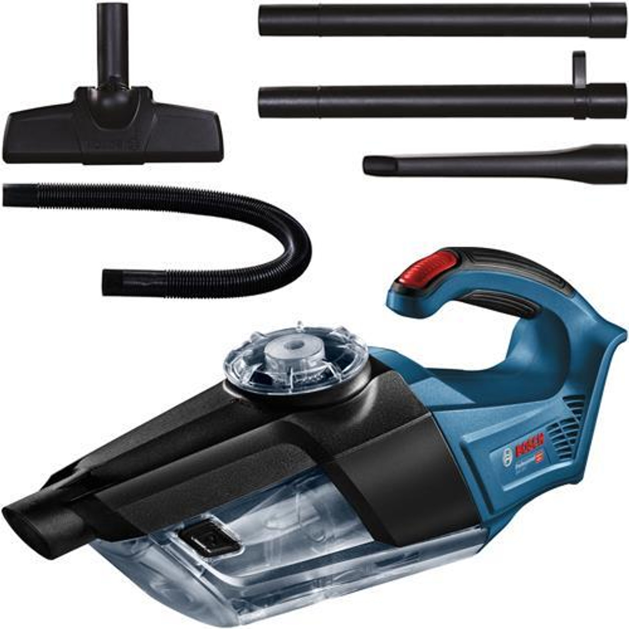 Bosch GAS 18V-1 Professional Cordless 18v Vacuum Cleaner + Nozzles