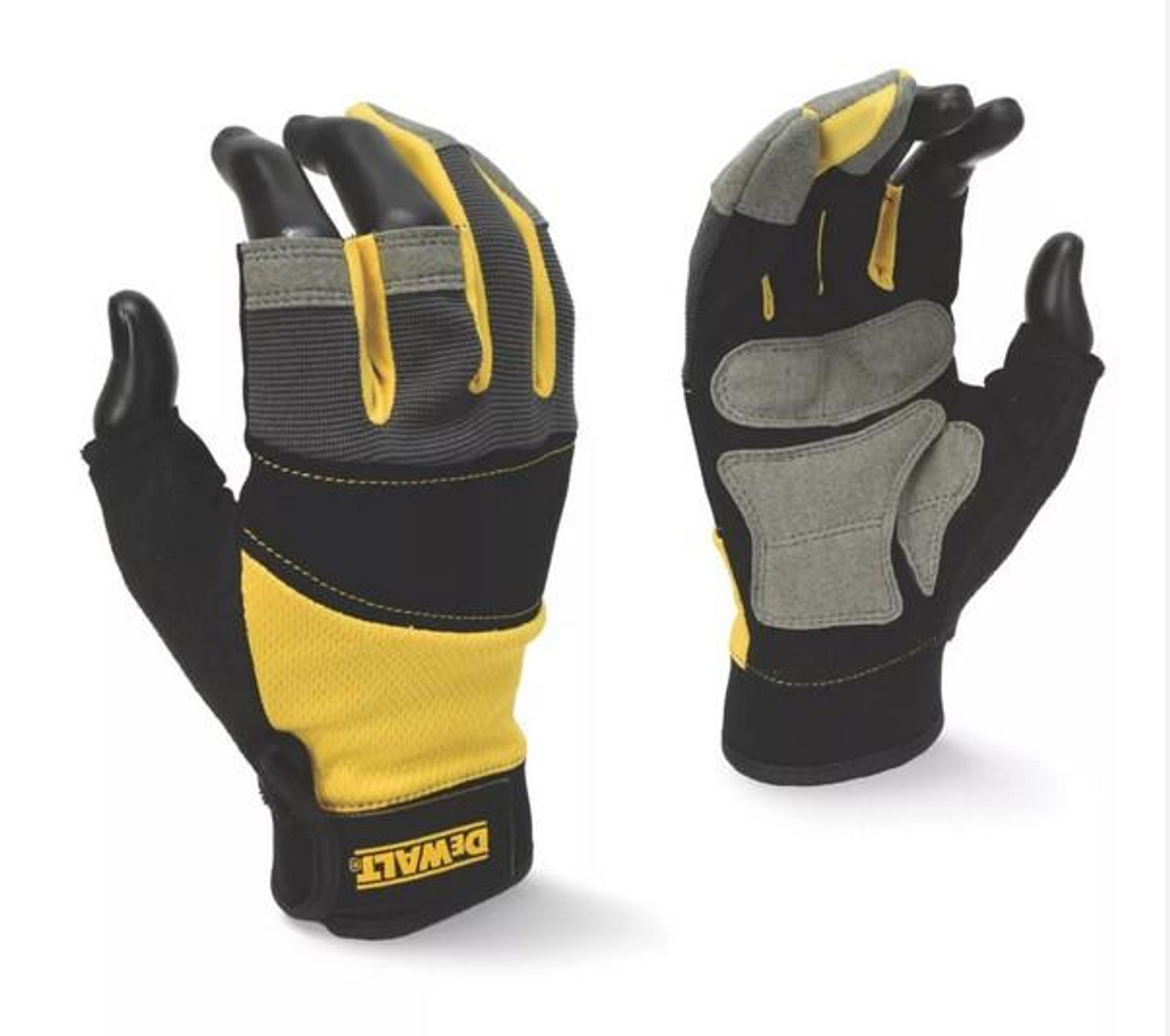 DeWalt DPG214L EU Performance 3-Finger Work Gloves - Black/Grey Large