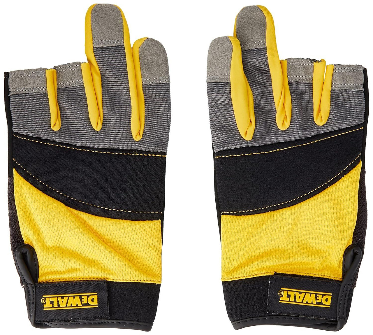 DeWalt DPG214L EU Performance 3-Finger Work Gloves - Black/Grey Large