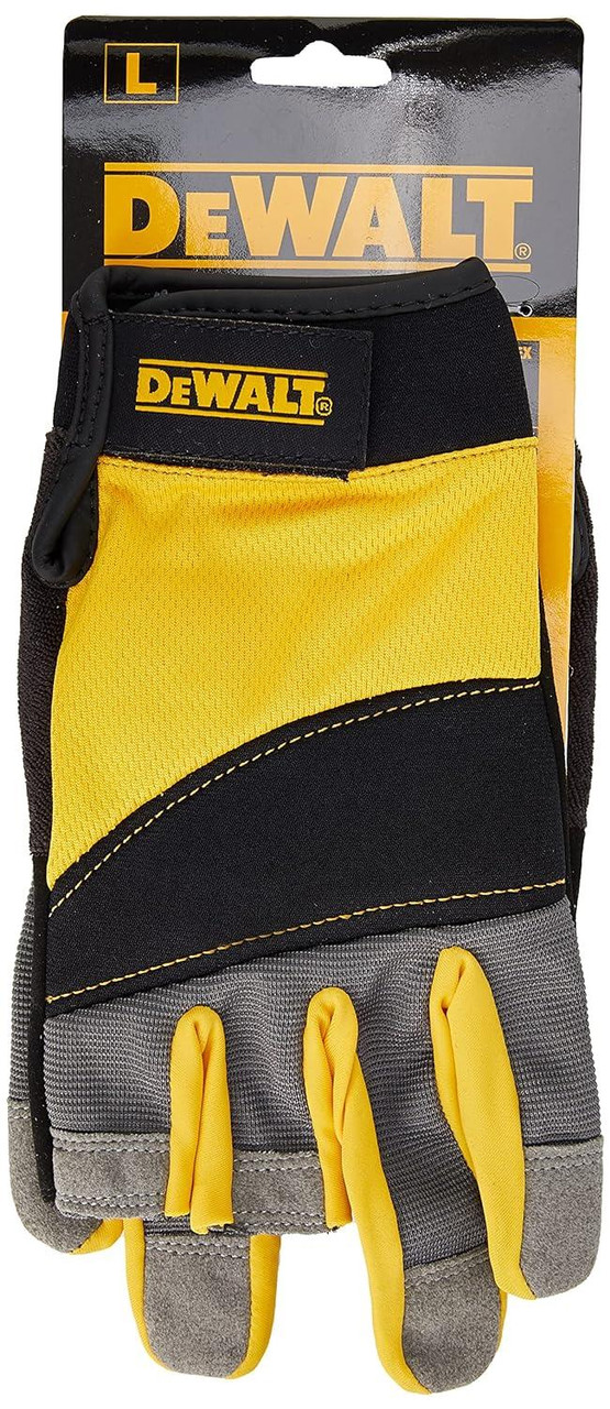 DeWalt DPG214L EU Performance 3-Finger Work Gloves - Black/Grey Large