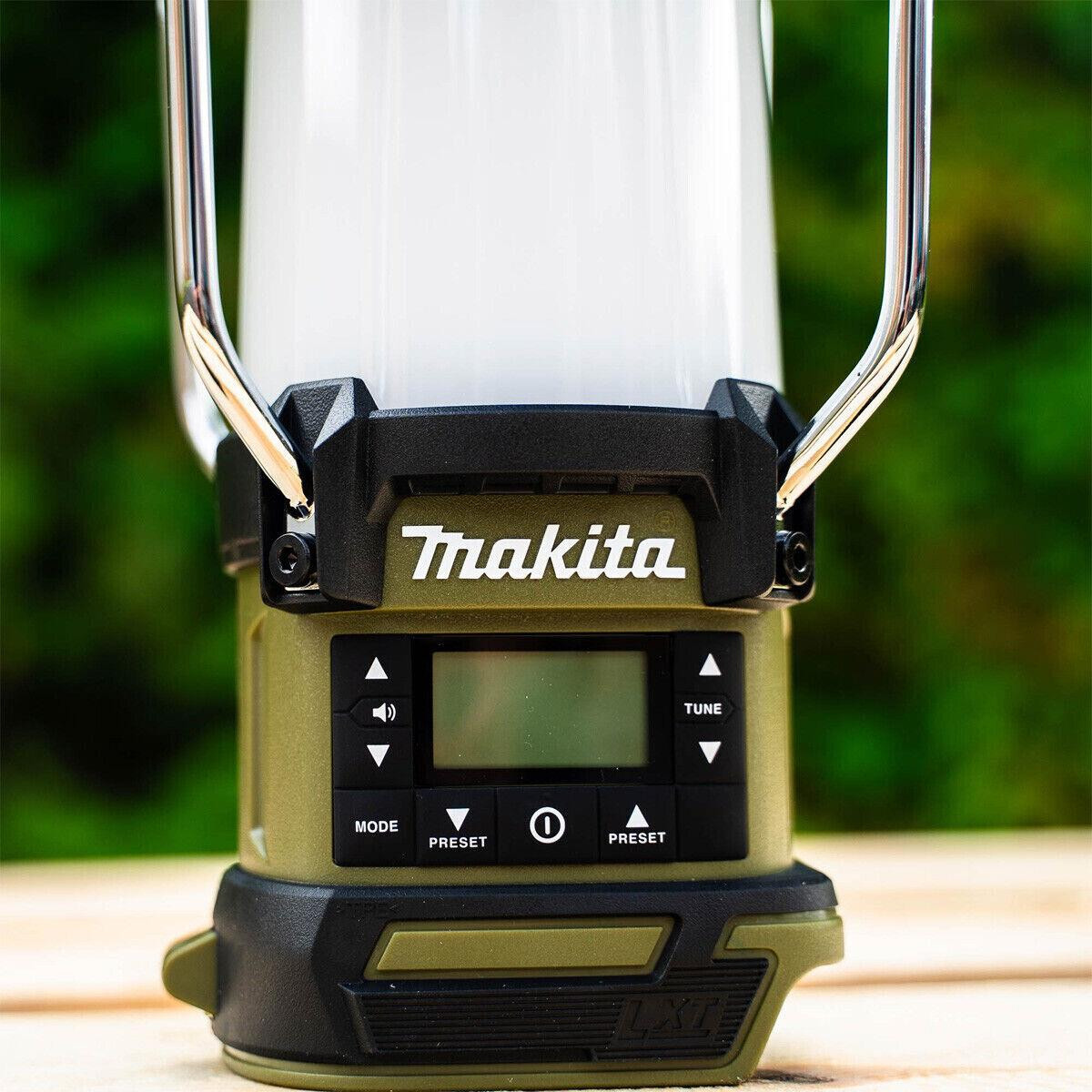 Makita DMR055O 18V/14.4V LXT Cordless Radio Lantern Olive - Body Only