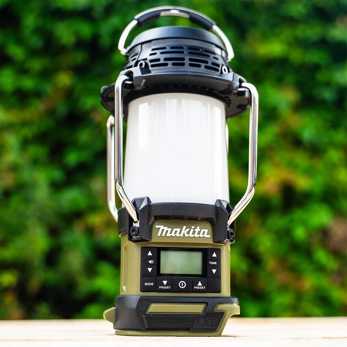 Makita DMR055O 18V/14.4V LXT Cordless Radio Lantern Olive - Body Only
