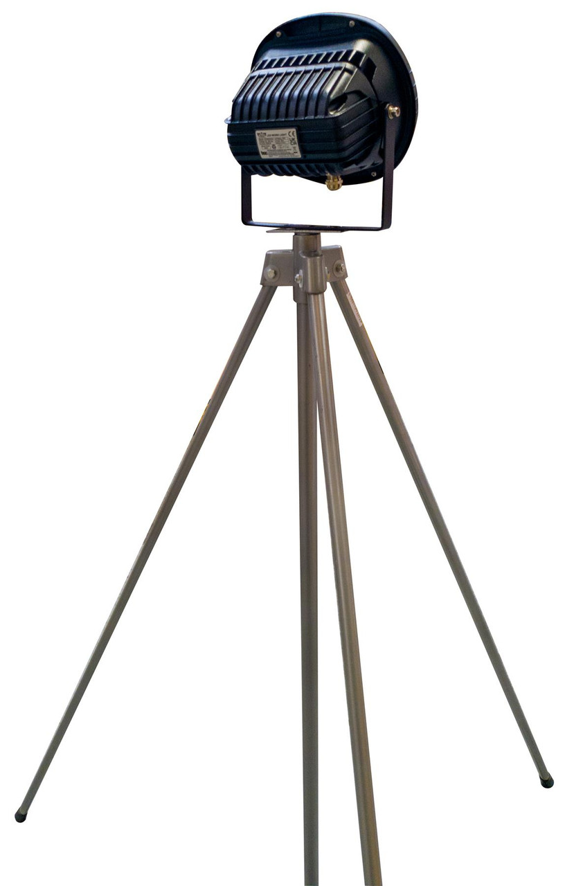 Elite 110V LED Site Light - 5,500 Lumens, Single Head with Tripod Stand (LED35WSLTP)
