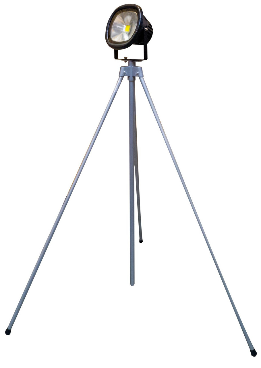 Elite 110V LED Site Light - 5,500 Lumens, Single Head with Tripod Stand (LED35WSLTP)