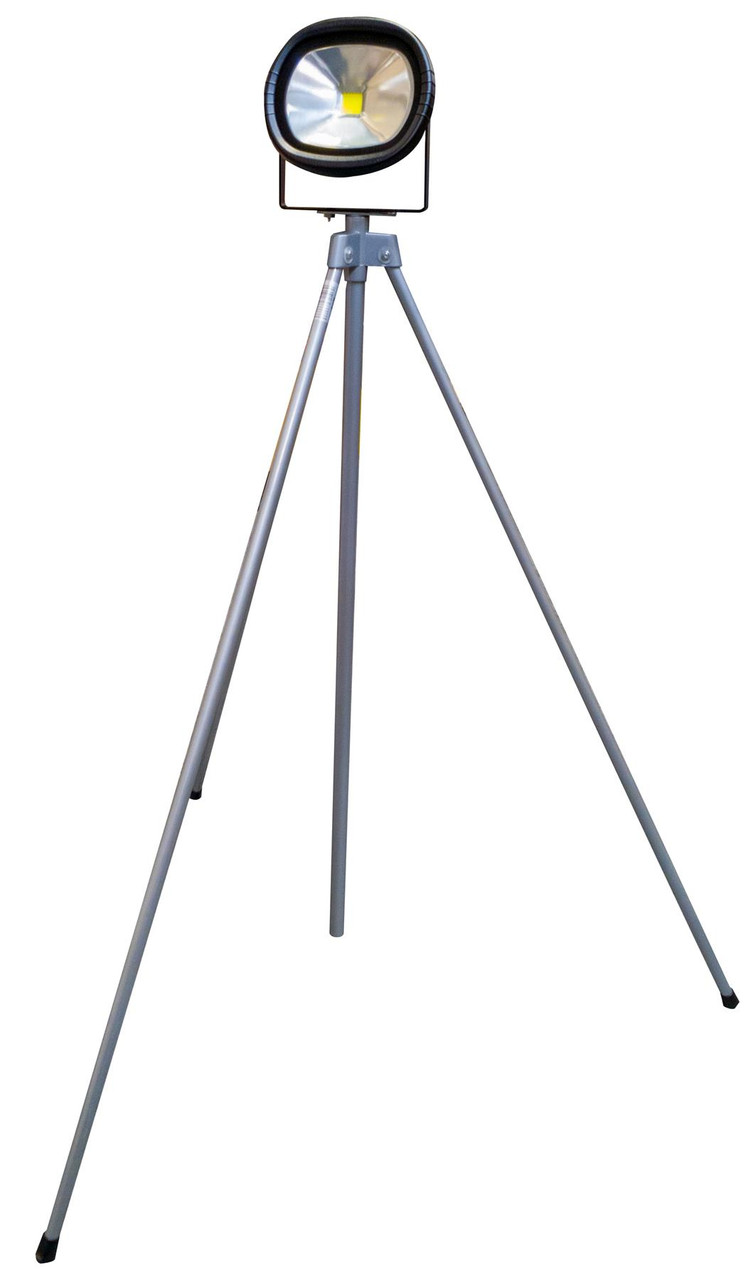 Elite 110V LED Site Light - 5,500 Lumens, Single Head with Tripod Stand (LED35WSLTP)