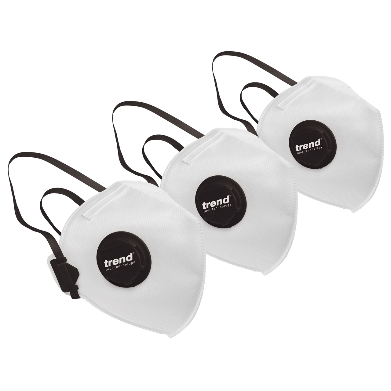 Trend RPE/FFP2V/3 NR Valved Respirator Safety Dust Masks Pack Of 3