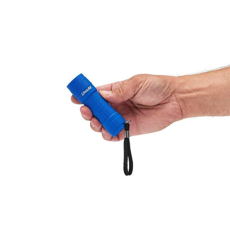LitezAll 21333 Rubber-Coated Pocket Torch 100 Lumens